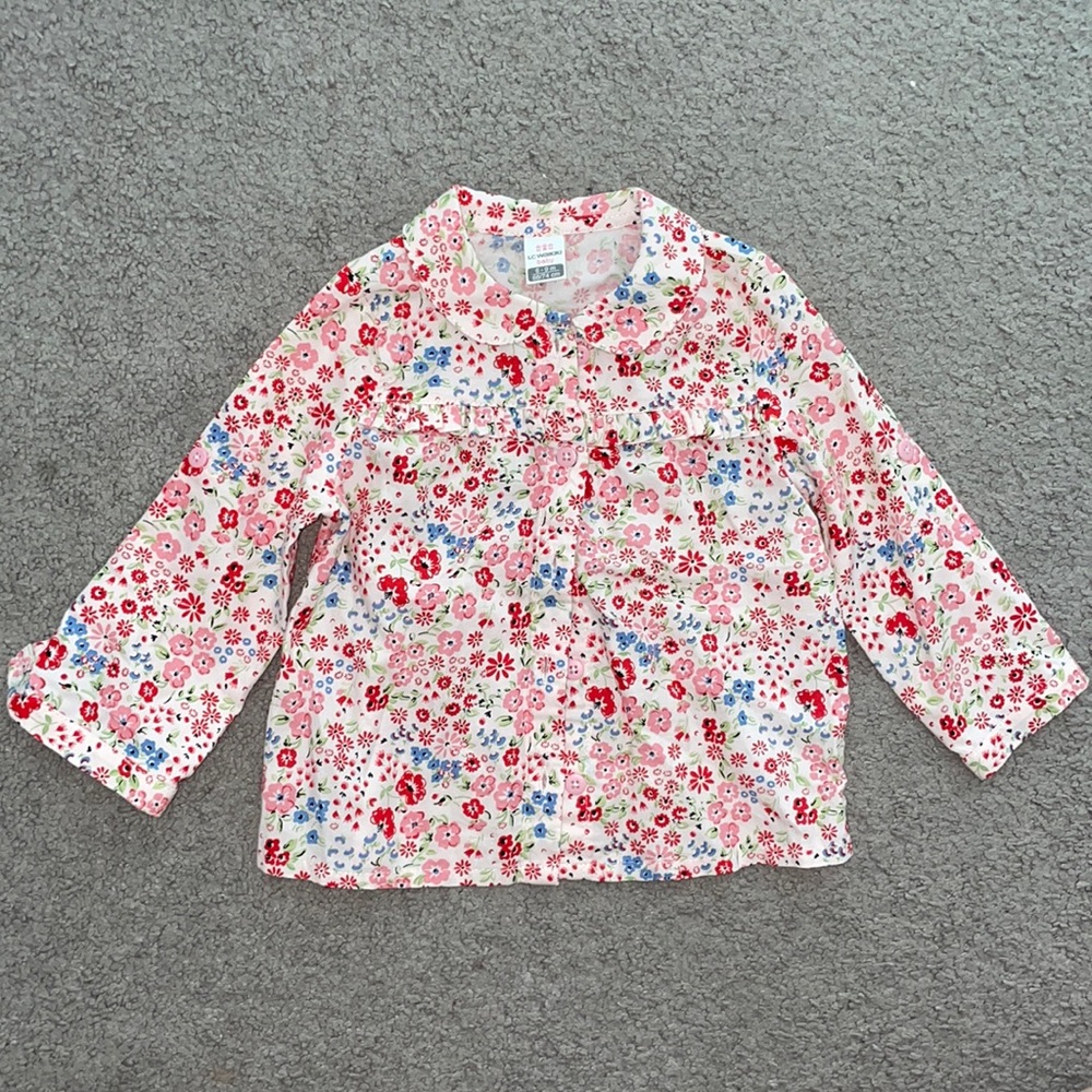 🏷️5 for $25🏷️ 6-9 months baby girl button down shirt